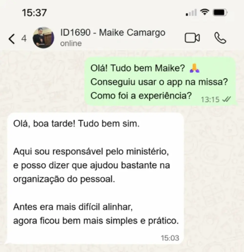 Depoimento de Maike Camargo